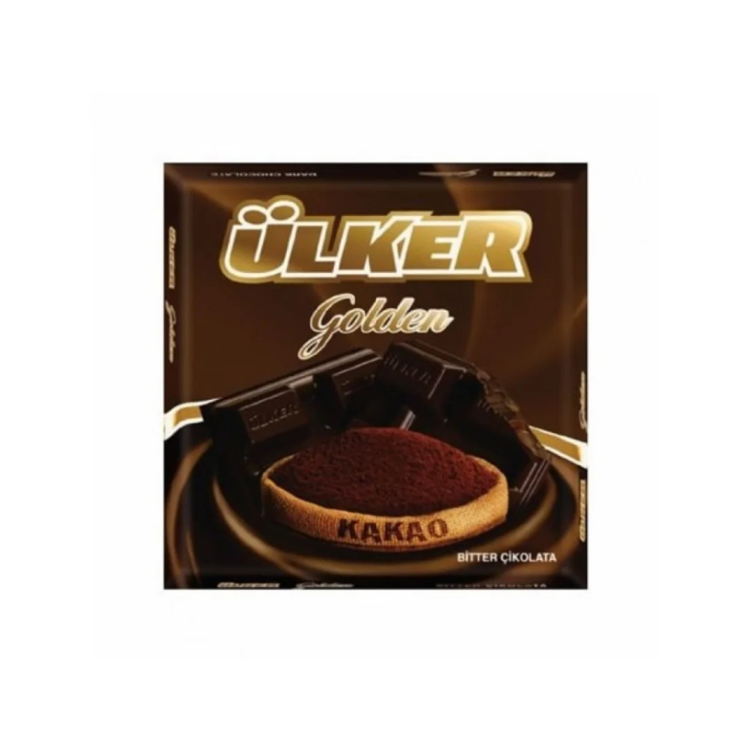 Ulker Golden Bitter Chocolate Cocoa %60 60Gr