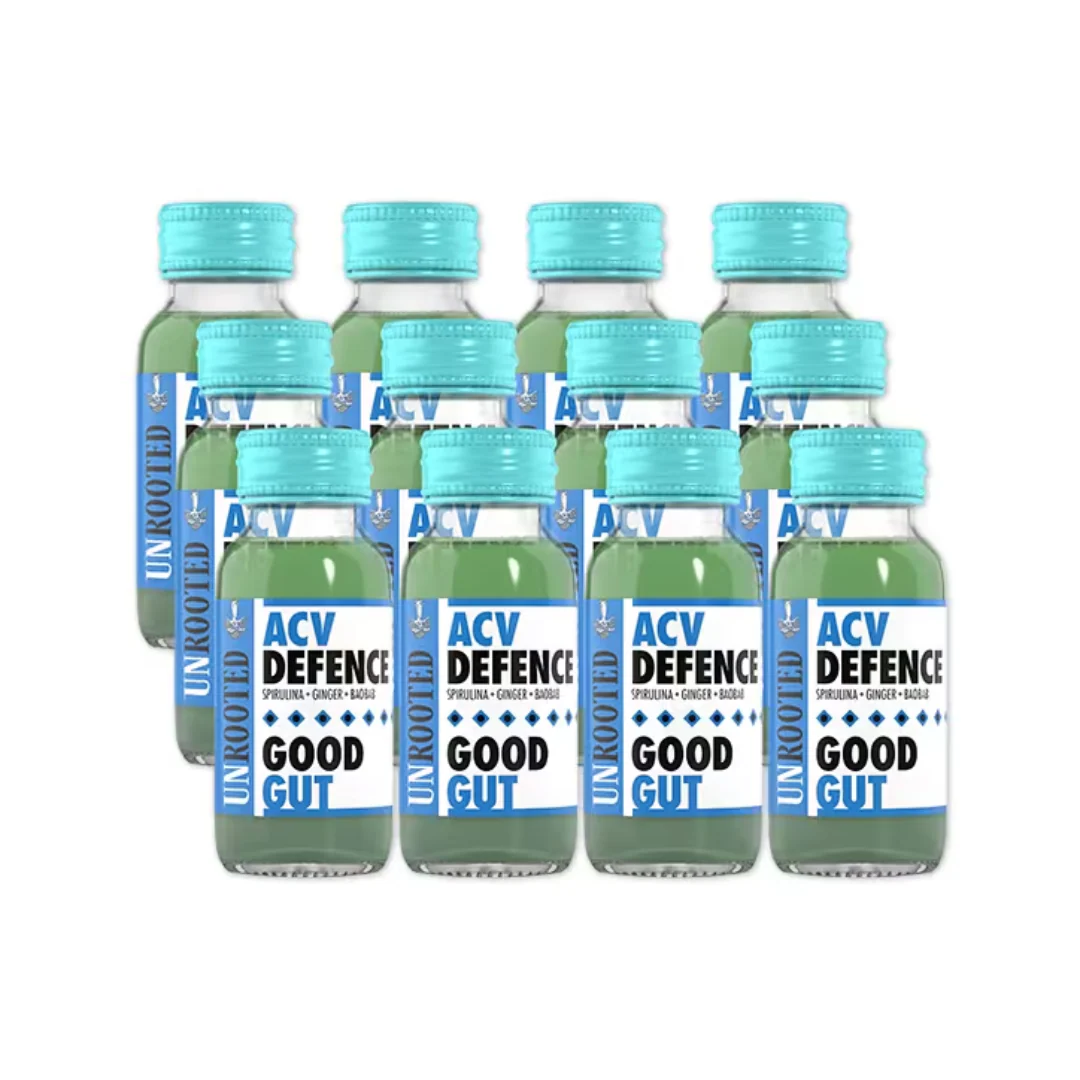 Unrooted Apple Cider Vinegar Defence Good Gut Shot 12 x 60ml