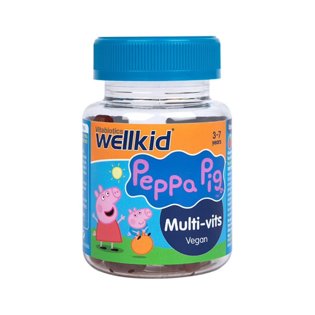 Vitabiotics Wellkid Peppa Pig Multi-Vitamin Strawberry Flavour 30 Jellies