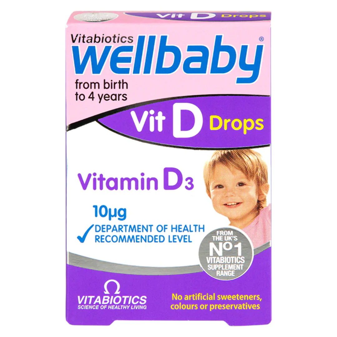 Vitabiotics Wellbaby Vitamin D-Drops 10μg 30ml