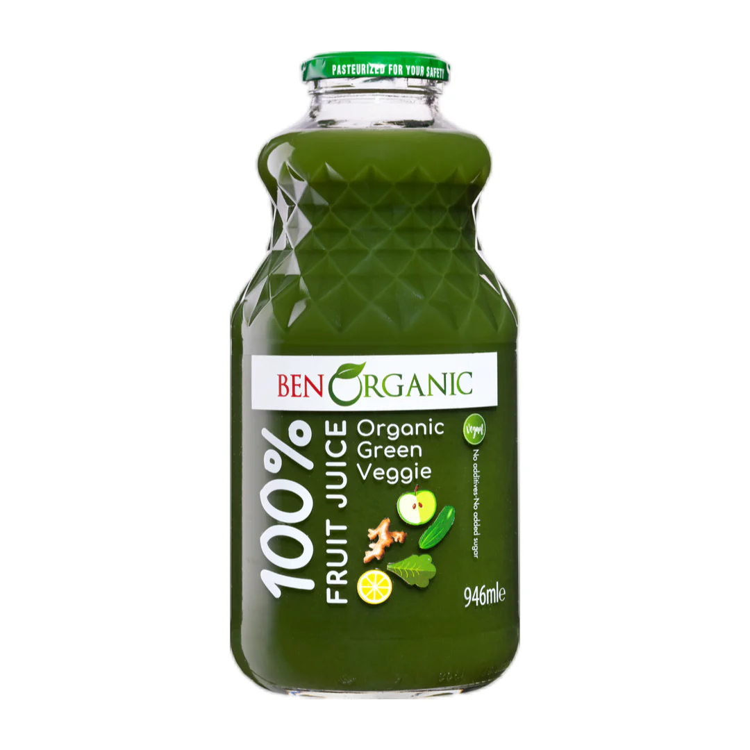 BenOrganic 100% Green Veggie Juice 946ml