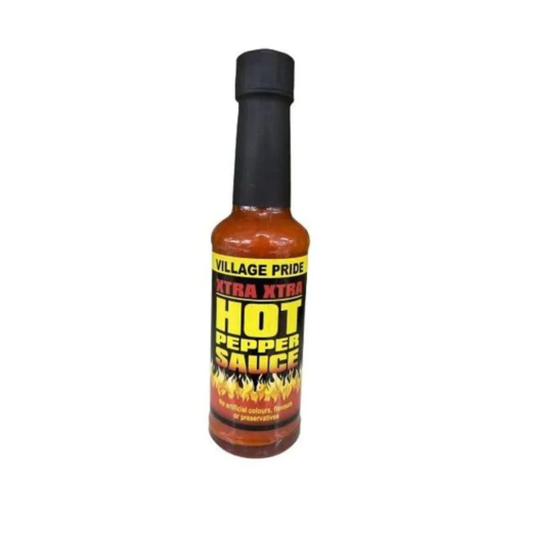 Village Pride Extra Hot Pepper Sauce 12 x 142ml