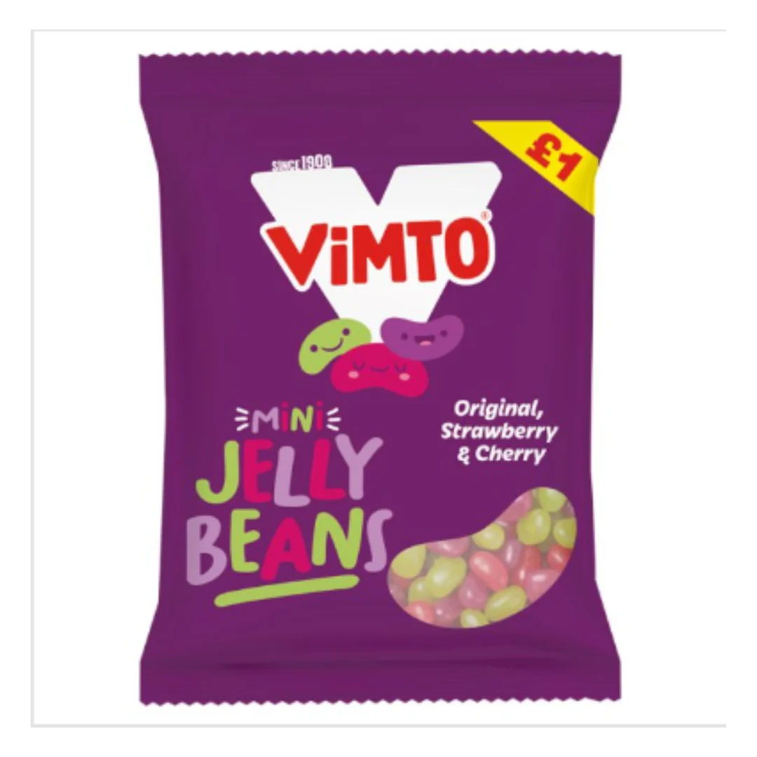 Vimto Mini Jelly Beans 160g x Case of 12