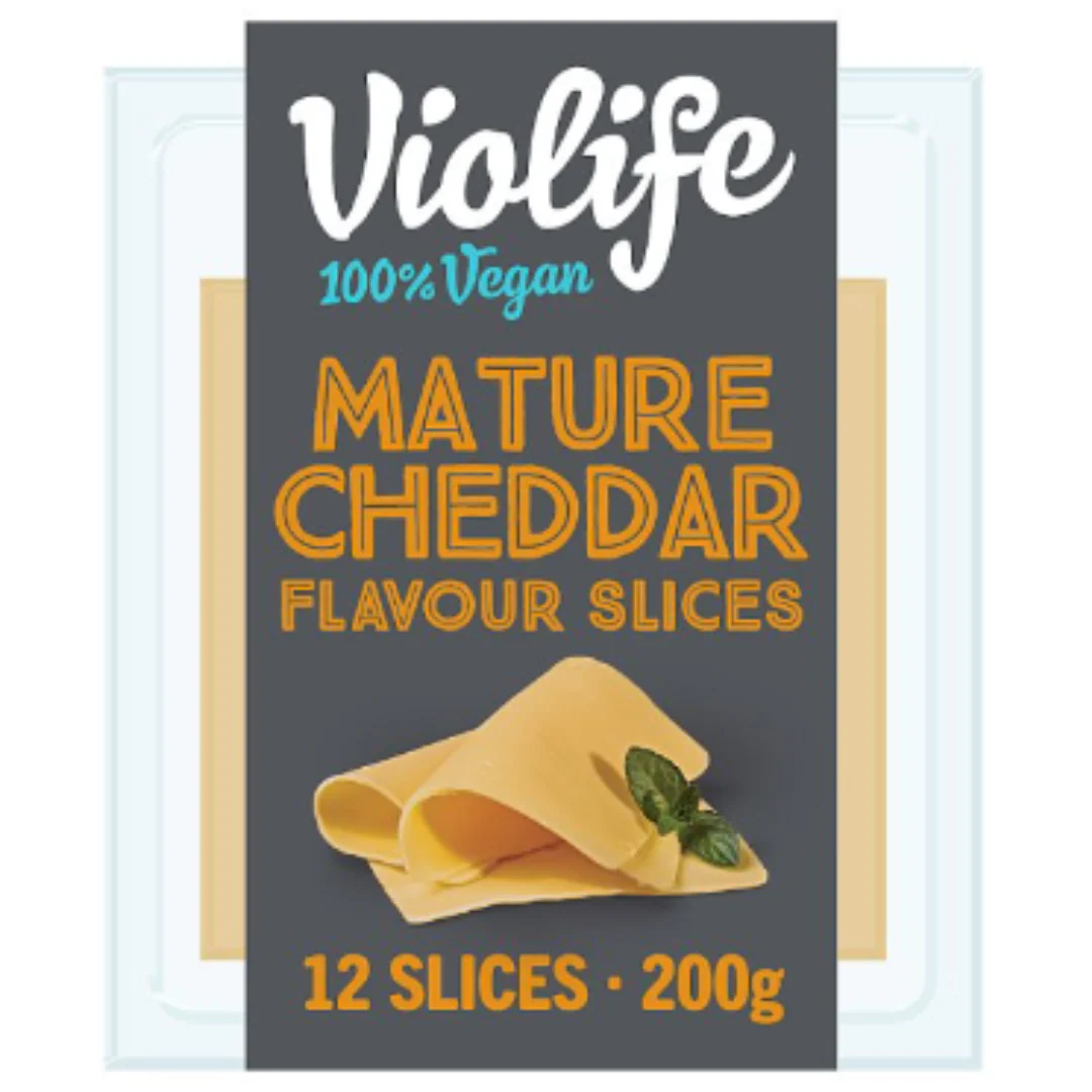 Violife Mature Cheddar Flavour Slices 200g x 1