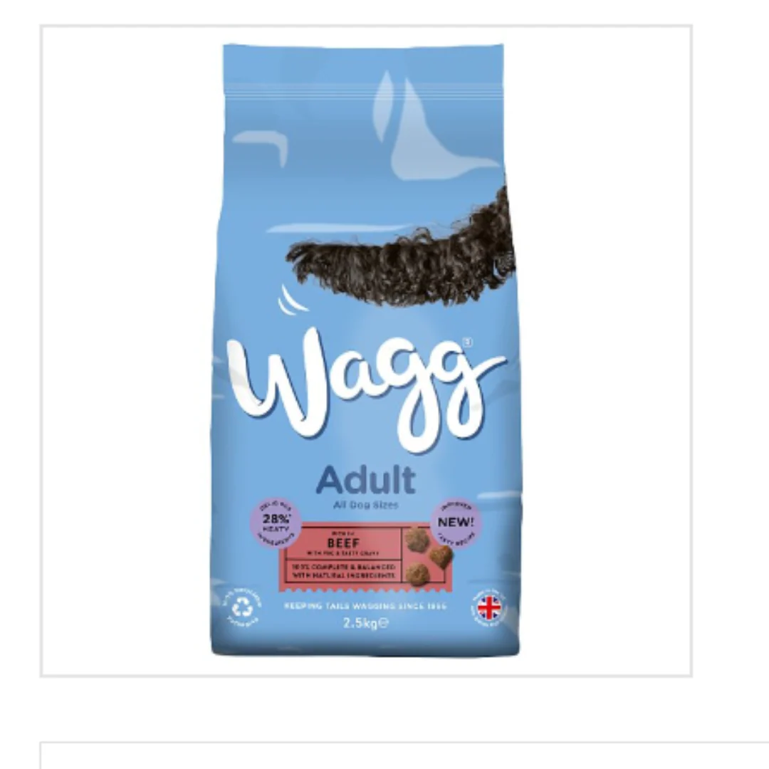 Wagg Adult Complete Beef & Veg Dry Dog 2.5kg x Case of 4