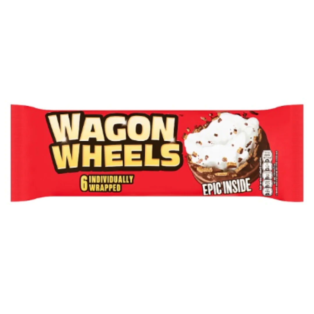 Wagon Wheels 6 Individually Wrapped x Case of 16