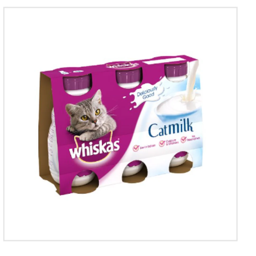 whiskas Kitten Cat Milk Bottle 200ml x 15 Bottles