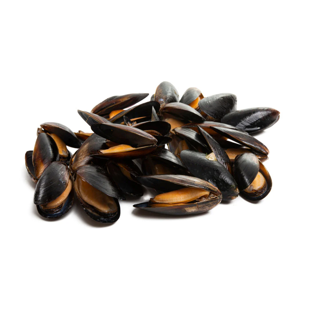Frozen Spanish Whole Cooked Mussels 1kg x 10 Packs