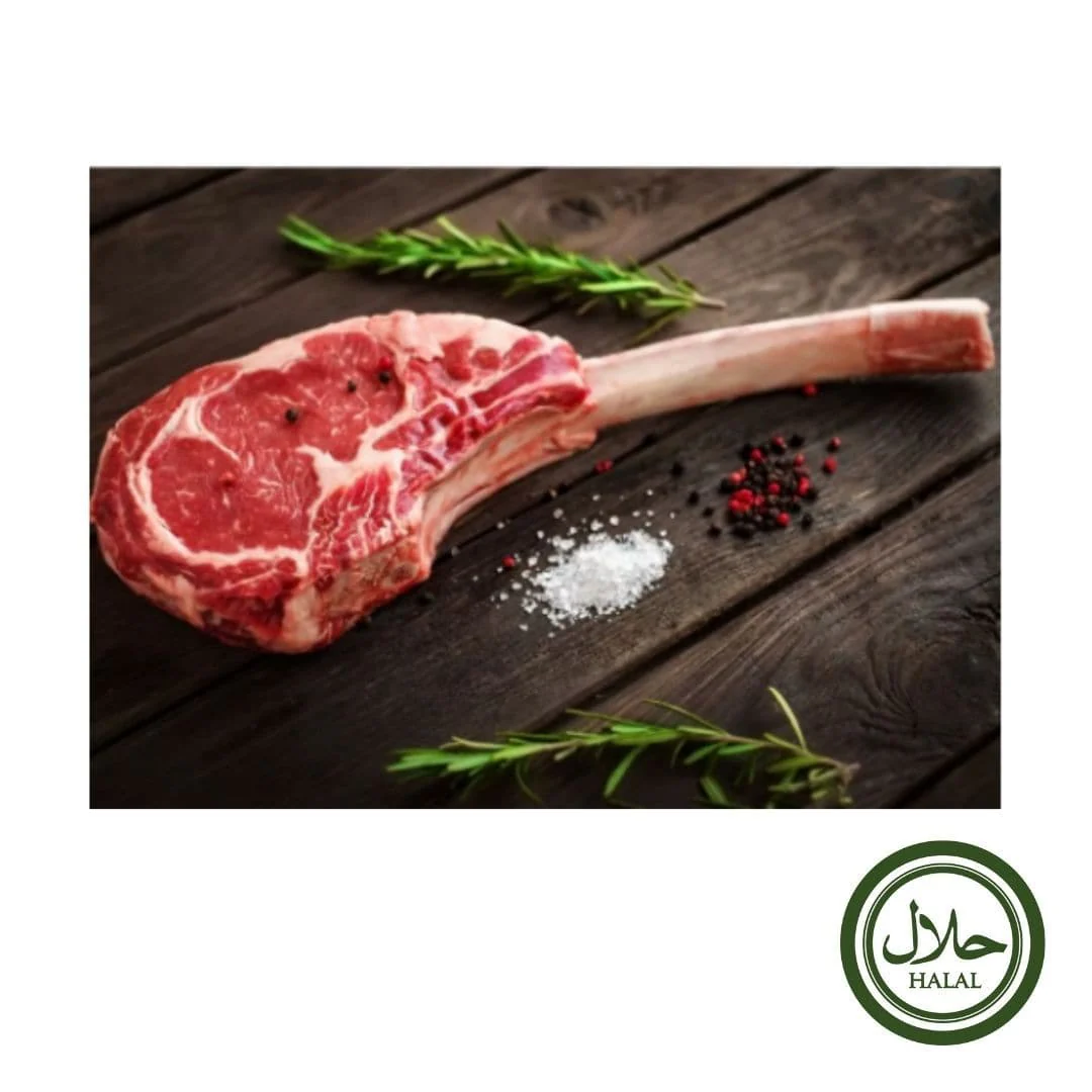 Halal Fresh Wild Atlantic Salt Aged Tomahawk Steak 1kg - Image 2
