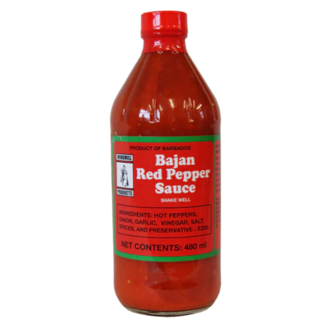 Windmill Bajan Red Pepper Sauce 6 x 480ml