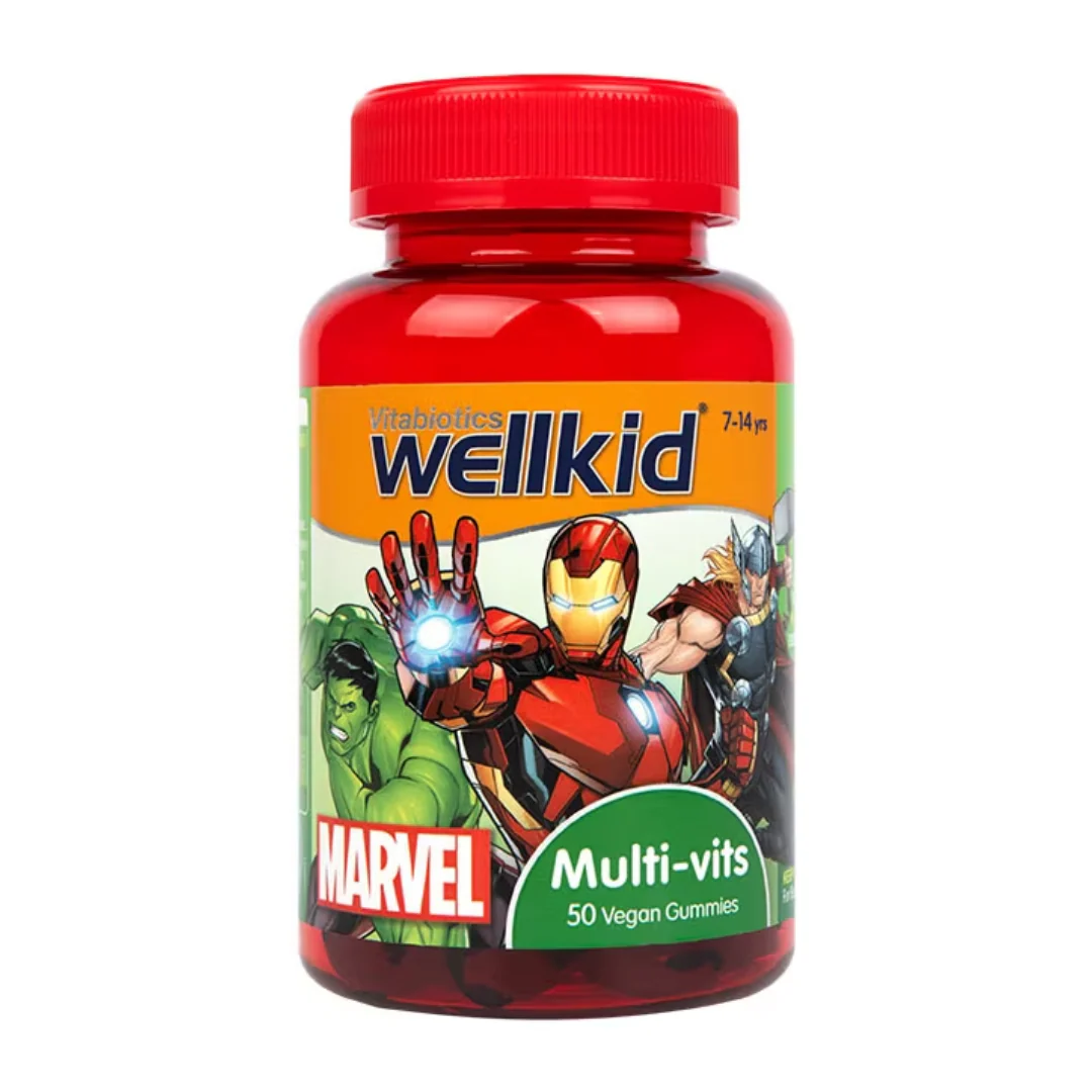 Vitabiotics Wellkid Marvel Multi-Vitamin 7-14 years 50 Vegan Soft Jellies