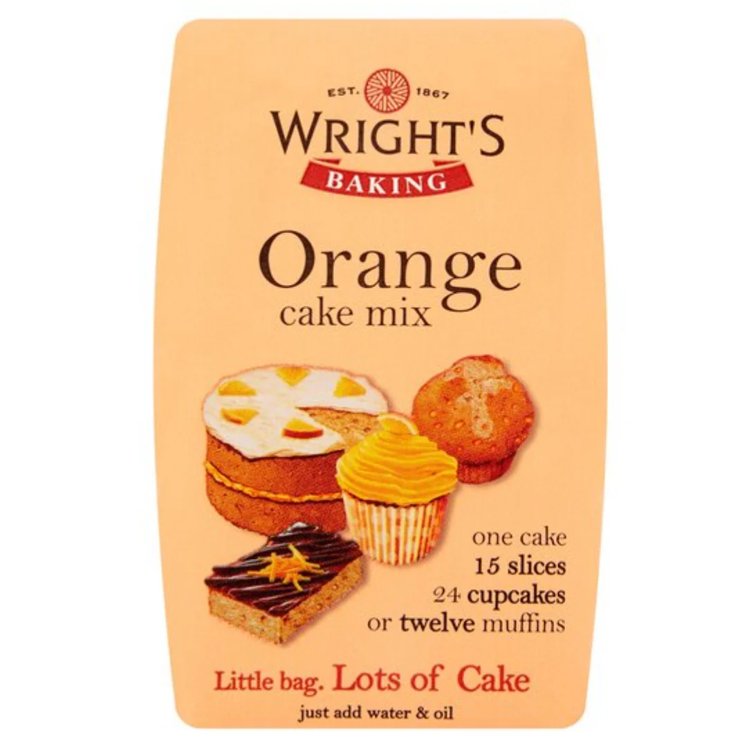 Wright's Baking Orange Cake Mix 500gr