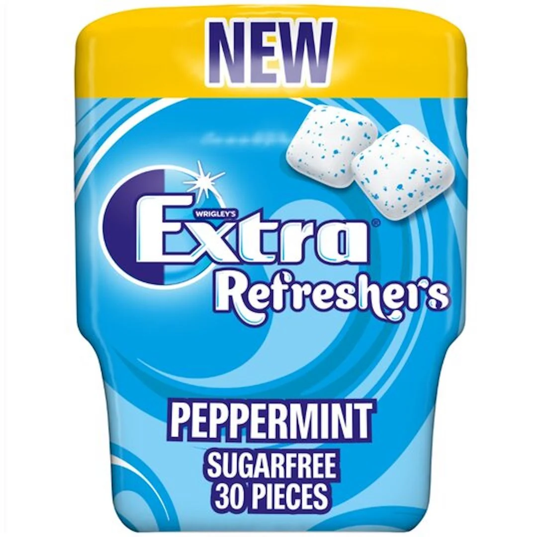 Wrigleys Extra Peppermint Sugar Free Gum 30 Pieces 67gr