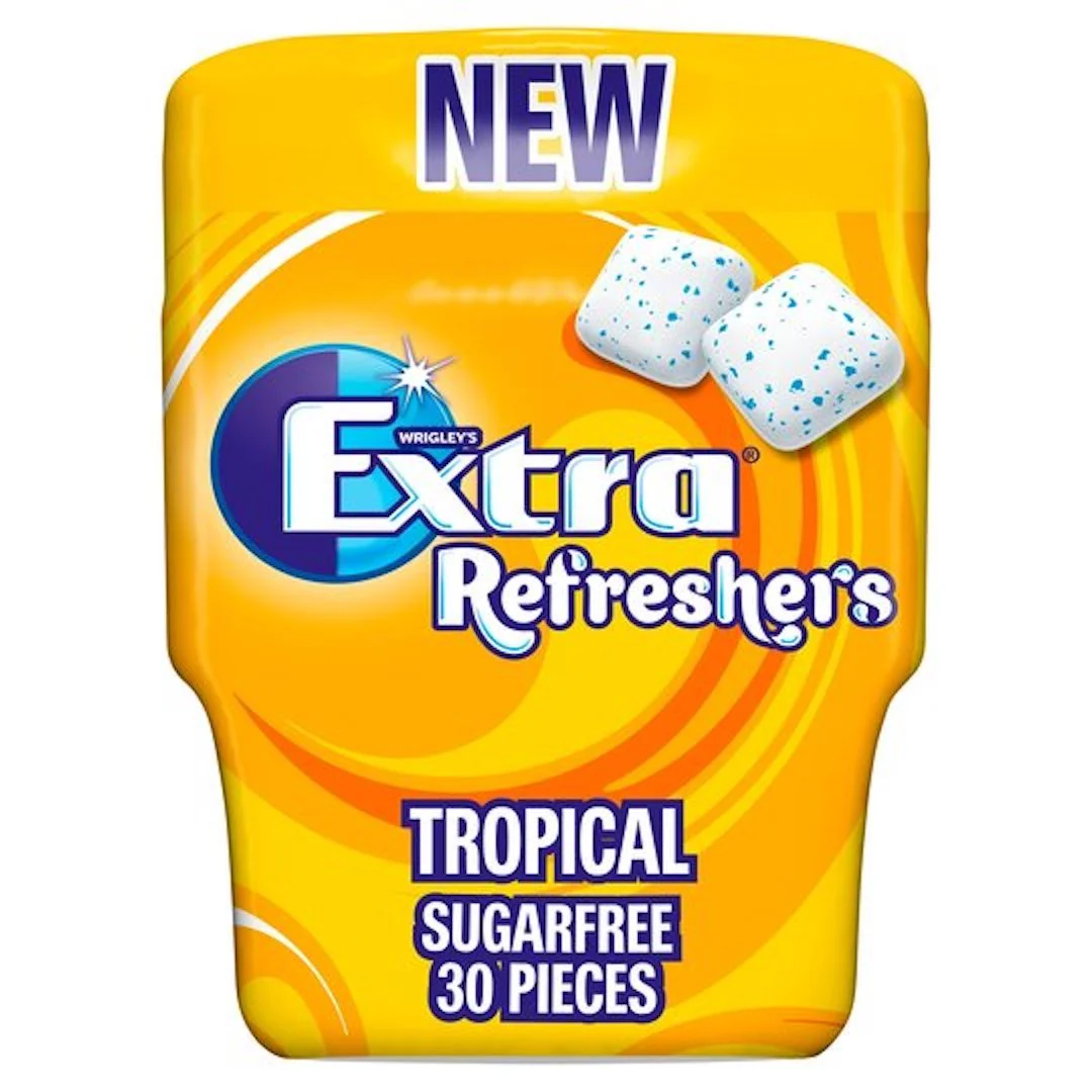Wrigleys Extra Refreshers Tropical Chewing Gum 67gr