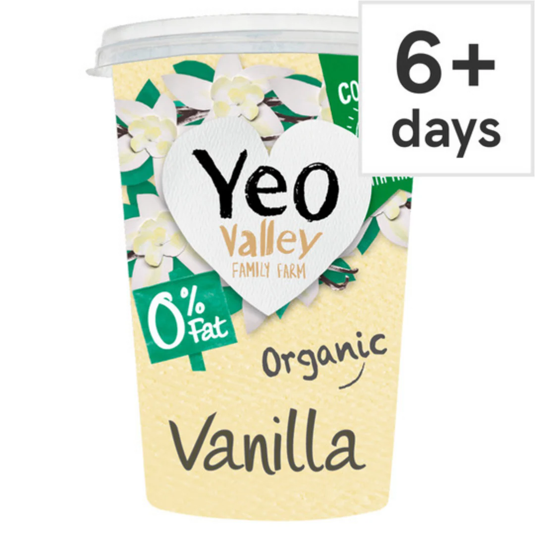 Yeo Valley 0% Fat Vanilla Yogurt 450G