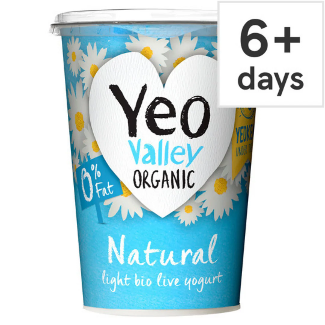 Yeo Valley 0% Fat Natural Yogurt 500G