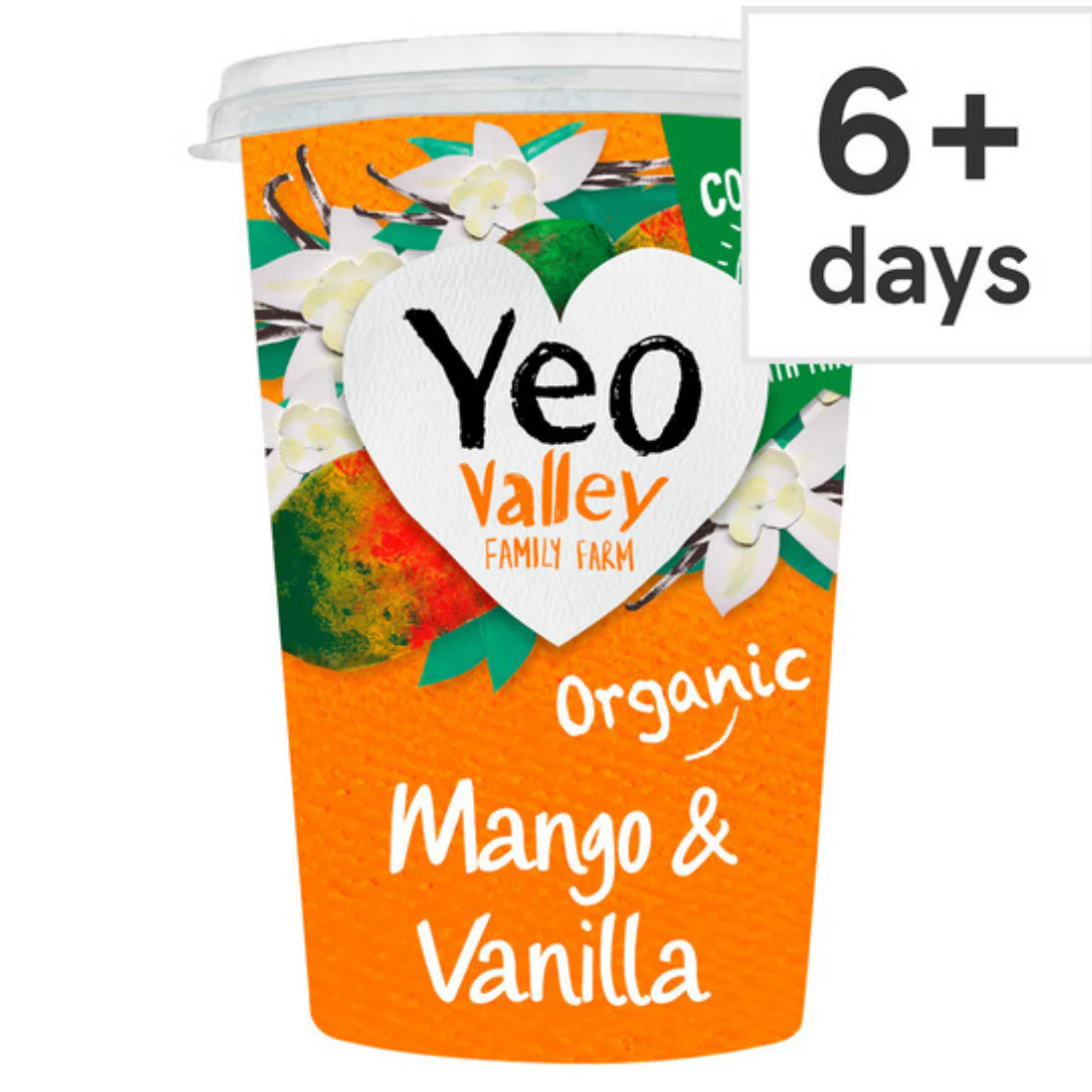 Yeo Valley Mango & Vanilla Yogurt 450G