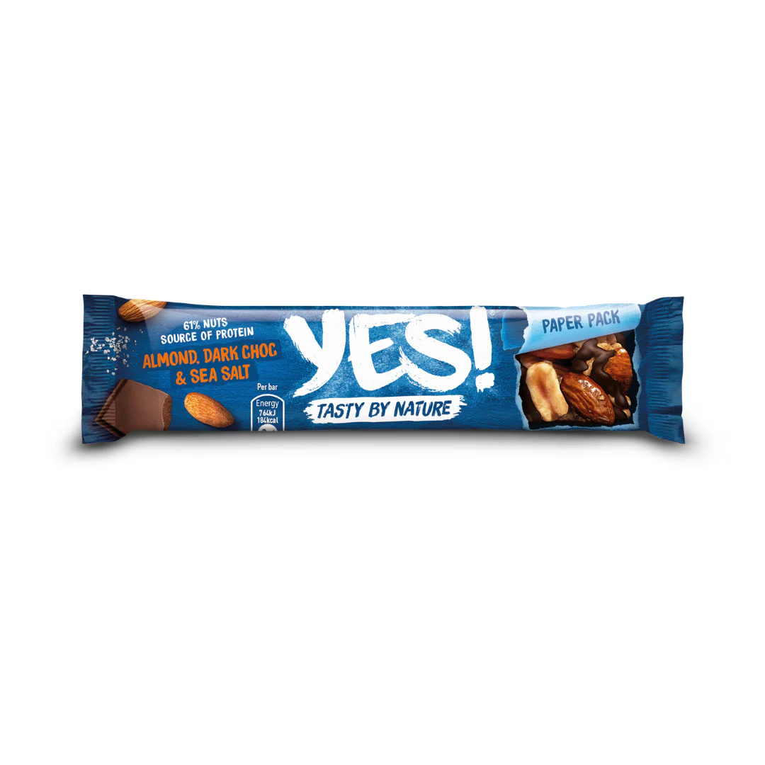 YES! Almond Dark Chocolate & Sea Salt Nut Snack Bar 35g