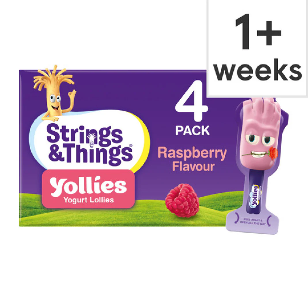 Yollies Raspberry 4 Pack X 25gr